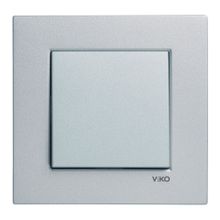 Viko Artline Novella Çerçeveli Gümüş Tekli Anahtar