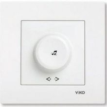 Viko Beyaz Çerçevesiz Karre Müzik Yayın Anahtarı
