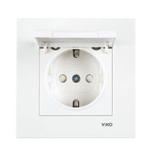 Viko Karre-Meridian Krem Çocuk Korumalı Priz
