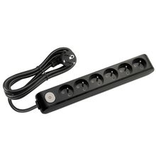 Viko Multi-let 6'lı Topraklı Çocuk Korumalı 2 Metre Siyah Grup Priz