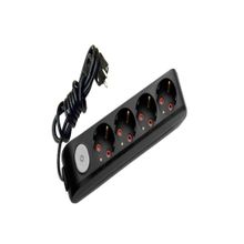 Viko Multi-Let 90137405 4'lü Siyah Priz