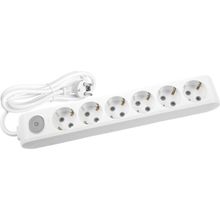 Viko MULTI-LET Anahtarlı Çocuk Korumalı 1 mt 6'lı Topraklı Priz