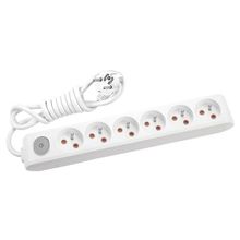 Viko Multi Let Anahtarlı Topraklı Ups Beyaz 2 m 6'lı Priz