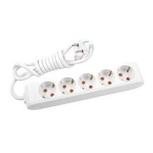 Viko Multi-Let Topraklı Kablolu 1 m Beyaz Çocuk Korumalı Beşli Priz