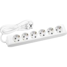 Viko MULTILET-020 3 mt Uzatma Kablosu Topraklı Çocuk Korumalı Altılı Priz