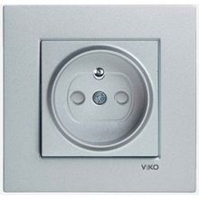 Viko Novella Füme Çocuk Korumalı Ups Priz