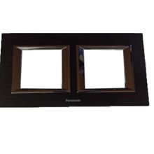Viko Panasonic Thea 2x2M Ultima Metal Eloxal Siyah Renk Çerçeve