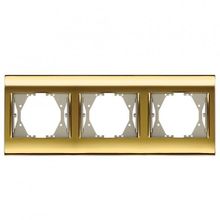 Viko Panasonic Thea Blu Gold + Dore Üçlü Çerçeve