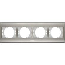 Viko Panasonic Thea Blu Inox Dörtlü Çerçeve
