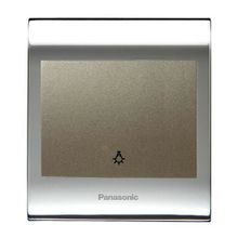 Viko Panasonic Thea Blu Light Chrome Beyaz Kapak Dore Anahtar Çerçeve
