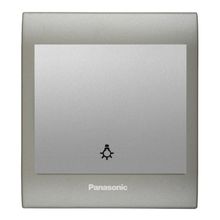 Viko Panasonic Thea Blu Light Inox Matt Dore Kapak Metalik Beyaz Anahtar Çerçeve