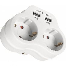 Viko Usb Girişli 2.1 Amper Beyaz İkili Priz