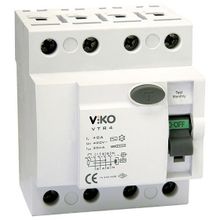 Viko VTR4-63300 4Kut 300mA 63A Kaçak Akım Koruma Rölesi