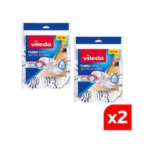 Vileda 2 Paket Turbo 3in1 Extra Pedli Mikrofiber Yedek Paspas