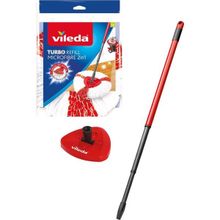 Vileda Turbo Sap + Turbo Classic Üçgen Başlık + Mikrofiber Yedek Paspas