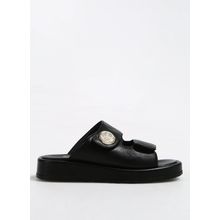 Vince Camuto Jayne Siyah Deri Kadın Terlik