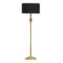 Vinner VNRMADGKLMB023 Madelyn Gold Şeritli Siyah Gold Kaplama Burgulu Metal Lambader