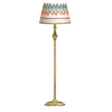 Vinner VNRMADGKLMB035 Madelyn Krem Dalgalı Gold Kaplama Burgulu Metal Lambader