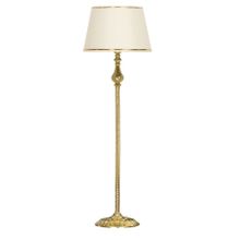 Vinner VNRMADGKLMB081 Madelyn Gold Şeritli Beyaz Gold Kaplama Burgulu Metal Lambader