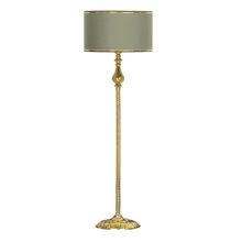 Vinner VNRMADGKLMB086 Madelyn Gold Şeritli Haki Gold Kaplama Burgulu Metal Lambader