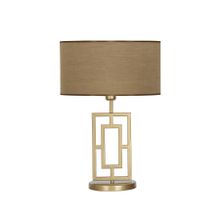 Vinner VNRPUGLIAEMGA01021 Puglia Eskitme Mat Gold Metal Pre Kahve Abajur