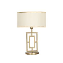 Vinner VNRPUGLIAEMGA01022 Puglia Eskitme Mat Gold Metal Gold Krem Abajur