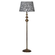 Vinner VNRVGAEKLMB075 Vega Eskitme Üçlü Küre Tek Ayaklı Metal Leopar Desenli Lambader