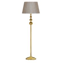 Vinner VNRVGAGKLMB034 Vega Gold Üçlü Küre Tek Ayaklı Metal Yaldızlı Gri Lambader