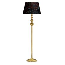 Vinner VNRVGAGKLMB072 Vega Gold Üçlü Küre Tek Ayaklı Metal Kimya Desenli Lambader
