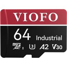Viofo High Endurance 64GB Class 10 A2 V30 100 MB/s Okuma 40 MB/s Yazma Micro SD Hafıza Kartı