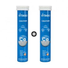 Vitago Calcium Vitamin D K2 2x20 Efervesan Tablet