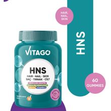 Vitago HNS Hair Nail Skin Gummies 60 Çiğnenebilir Tablet