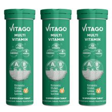 Vitago Multivitamin 3x10 Efervesan Tablet