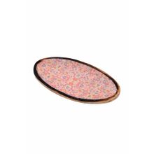 Vitale AK.FQ0009-P Pembe Dekoratif Oval Tepsi