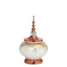 Vitale AK.JE0030 Sultan Bronz Kapaklı Vazo