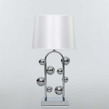 Vitale AY.VTL-0044 Metal Ayaklı Beyaz Masa Lambası