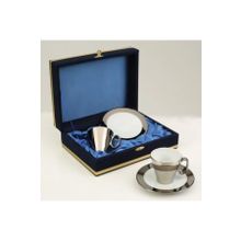 Vitale MTFK.0038-8 2'li Platin Kaplama Kahve Fincanı