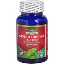 Vitapol Ginkgo Biloba Lecithin 100 Softgel Takviye Edici Gıda