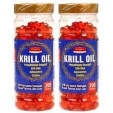 Vitapol Krill Oil Phospholipid Omega 3 2x200 Kapsül Balık Yağı
