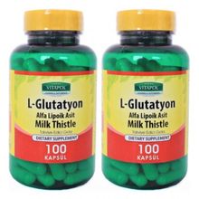 Vitapol L-Glutatyon Alfa Lipoik Asit Milk Thistle Deve Dikeni Enginar içeren 2x100 Kapsül