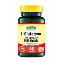 Vitapol L-Glutatyon Alfa Lipoik Asit Milk Thistle Deve Dikeni Enginar içeren 60 Kapsül