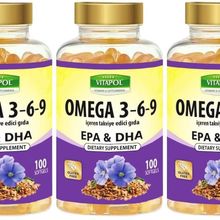 Vitapol Omega 3-6-9 Balık Yağı 3x100 Kapsül