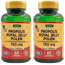 Vitapol Propolis Arı Sütü Polen 750 mg 2x60 Kapsül