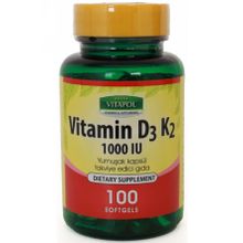 Vitapol Vitamin D3 K2 100 Kapsül