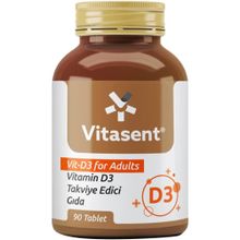Vitasent Vitamin D3 1000 90 Tablet