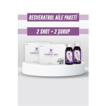 Vitisfera Resveratrol Aile Paketi (2 Shot + 2 Şurup)