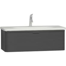 VitrA 56140 Nest Trendy 100 cm Parlak Antrasit Tek Çekmeceli Lavabo Dolabı