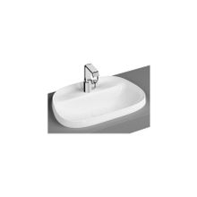 VitrA 5696B403-0041 Frame Tezgahüstü Armatür Banklı Beyaz 57 cm Lavabo