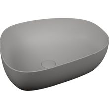 VitrA 5991B476-0016 Outline 55x43 CM Mat Taş Gri Çanak Lavabo