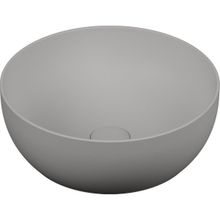 VitrA 5992B476-0016 Outline 40x40 cm Yuvarlak Mat Taş Gri Çanak Lavabo